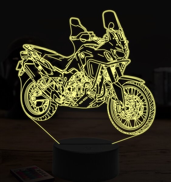 Beling 3D lampa,Honda africa twin crf 1000, 7 farebná ZZ44