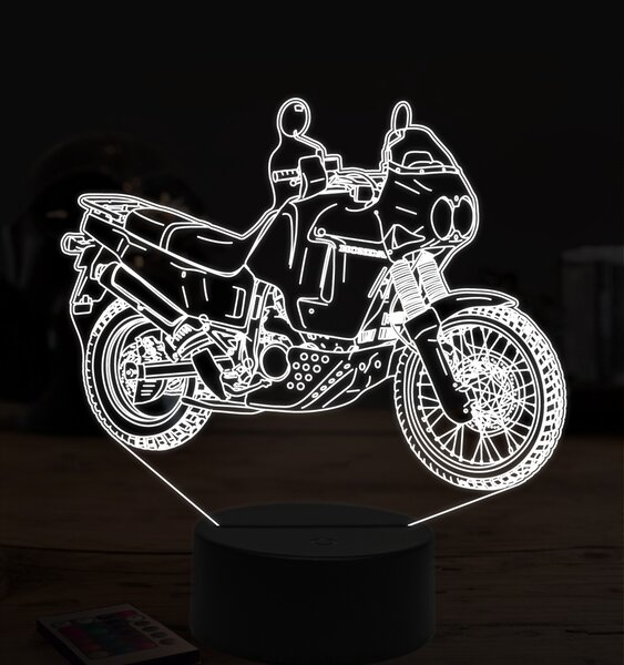 Beling 3D lampa,Honda Afrika old 7 farebná ZZ43