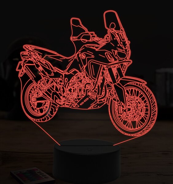 Beling 3D lampa,Honda africa twin crf 1000, 7 farebná ZZ44