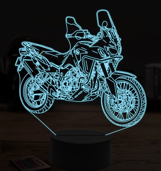 Beling 3D lampa,Honda africa twin crf 1000, 7 farebná ZZ44