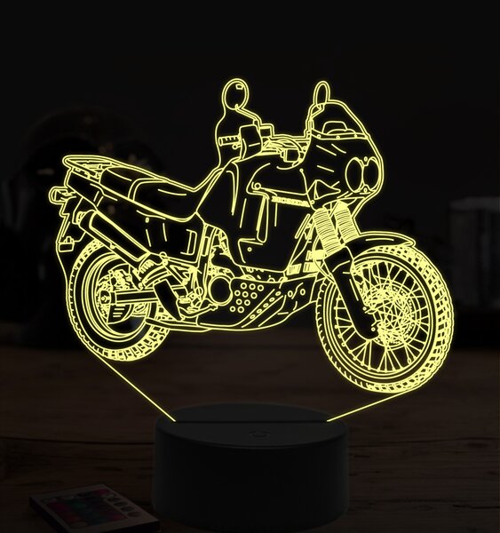 Beling 3D lampa,Honda Afrika old 7 farebná ZZ43
