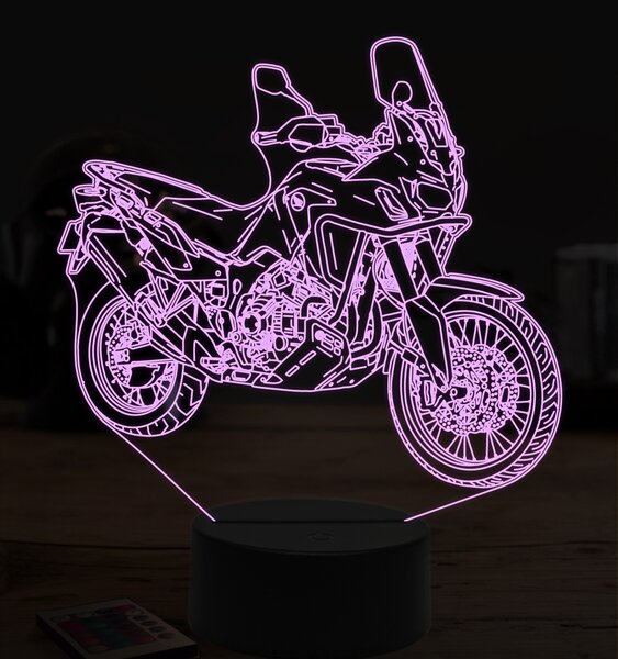 Beling 3D lampa,Honda africa twin crf 1000, 7 farebná ZZ44