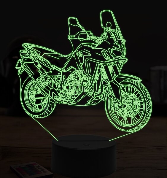 Beling 3D lampa,Honda africa twin crf 1000, 7 farebná ZZ44