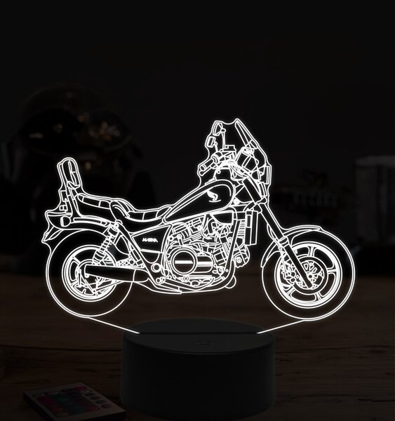 Beling 3D lampa,Honda Mnaga, 7 farebná ZZ47