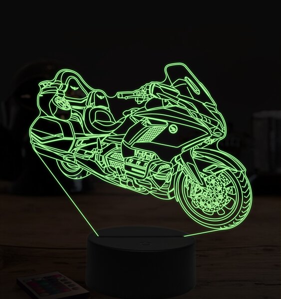 Beling 3D lampa,Honda gl 1800 gold wing, 7 farebná ZZ46