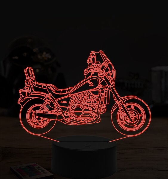Beling 3D lampa,Honda Mnaga, 7 farebná ZZ47