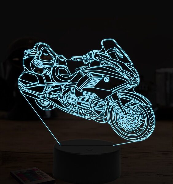 Beling 3D lampa,Honda gl 1800 gold wing, 7 farebná ZZ46