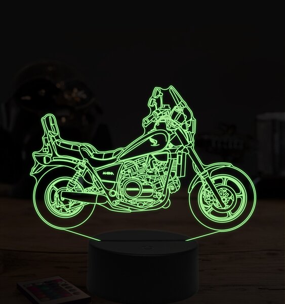 Beling 3D lampa,Honda Mnaga, 7 farebná ZZ47