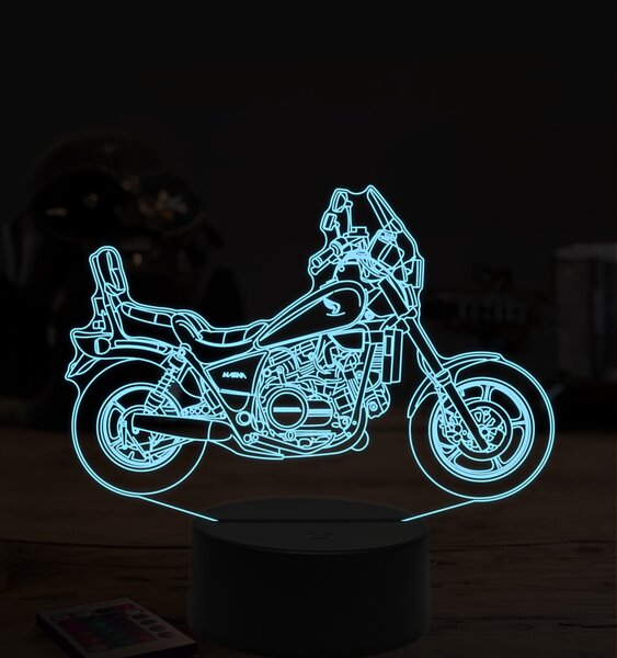 Beling 3D lampa,Honda Mnaga, 7 farebná ZZ47