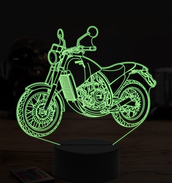 Beling 3D lampa,Aprilia 650, 7 farebná ZZ52