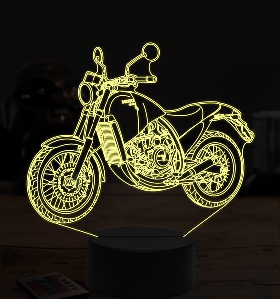 Beling 3D lampa,Aprilia 650, 7 farebná ZZ52