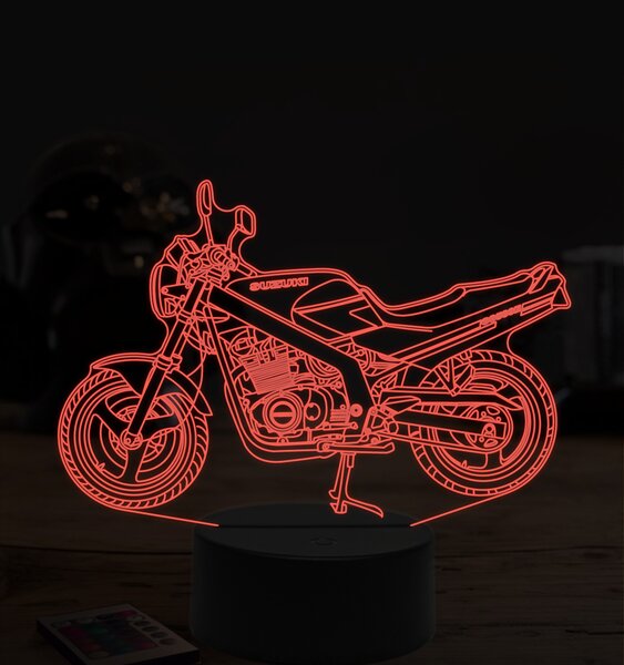 Beling 3D lampa,Suzuki GS500E, 7 farebná ZZ58