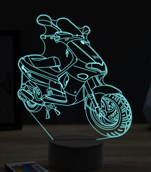 Beling 3D lampa,Scooter gilera runner, 7 farebná ZZ55