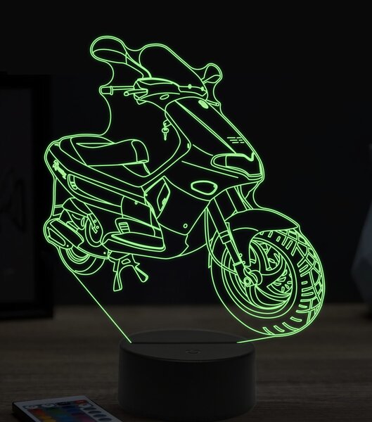 Beling 3D lampa,Scooter gilera runner, 7 farebná ZZ55