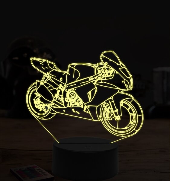 Beling 3D lampa,Suzuki GSX1000R, 7 farebná ZZ59