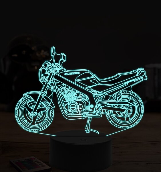 Beling 3D lampa,Suzuki GS500E, 7 farebná ZZ58