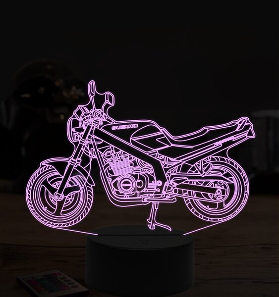 Beling 3D lampa,Suzuki GS500E, 7 farebná ZZ58