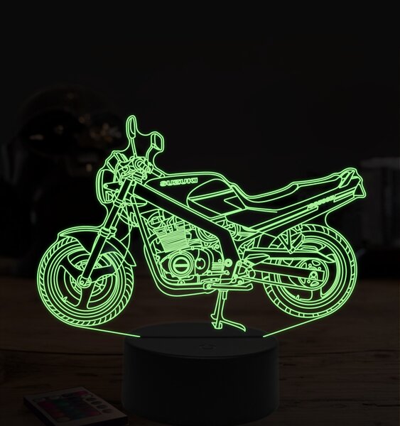 Beling 3D lampa,Suzuki GS500E, 7 farebná ZZ58