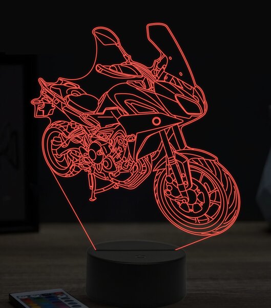 Beling 3D lampa,Yamaha motorka, 7 farebná ZZ62