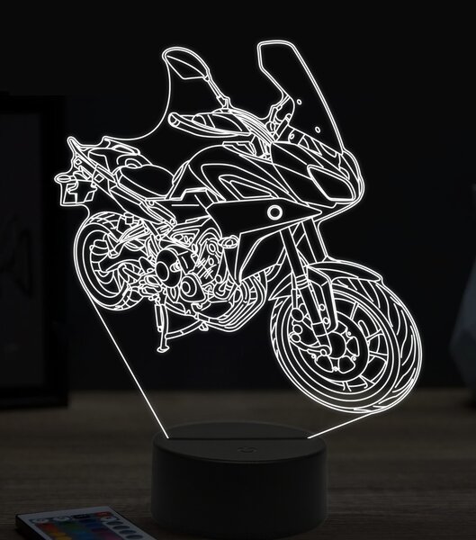 Beling 3D lampa,Yamaha motorka, 7 farebná ZZ62