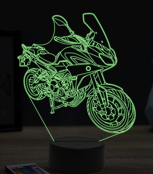 Beling 3D lampa,Yamaha motorka, 7 farebná ZZ62