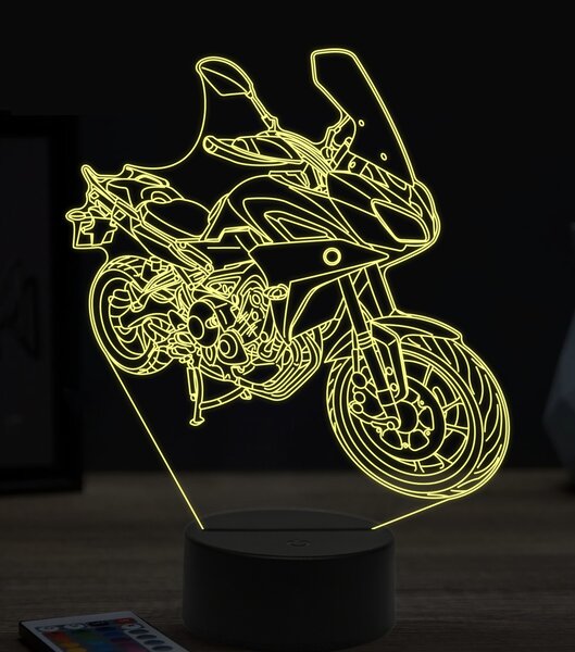 Beling 3D lampa,Yamaha motorka, 7 farebná ZZ62