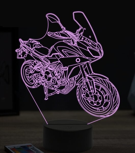 Beling 3D lampa,Yamaha motorka, 7 farebná ZZ62