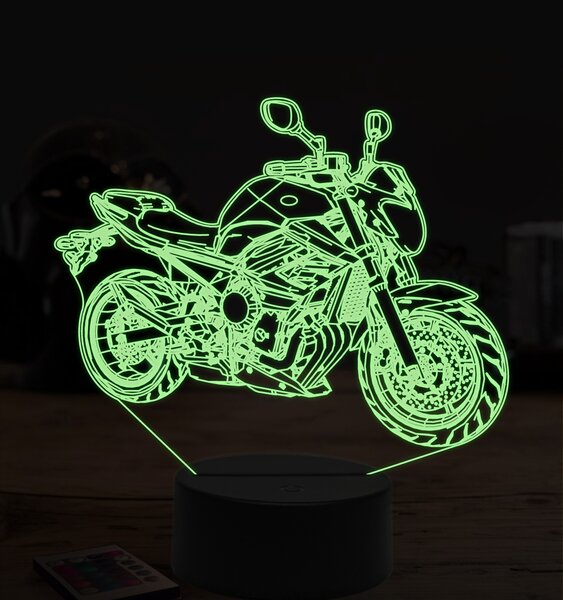 Beling 3D lampa,Yamaha XJ6, 7 farebná ZZ67