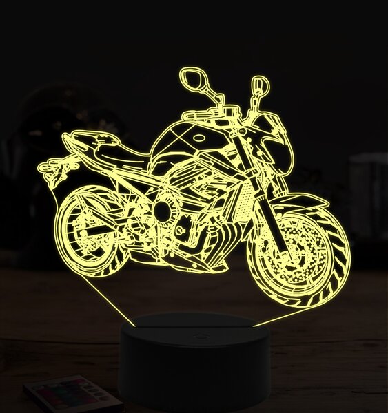 Beling 3D lampa,Yamaha XJ6, 7 farebná ZZ67