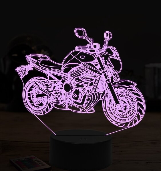 Beling 3D lampa,Yamaha XJ6, 7 farebná ZZ67