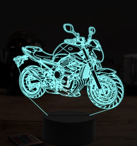 Beling 3D lampa,Yamaha XJ6, 7 farebná ZZ67