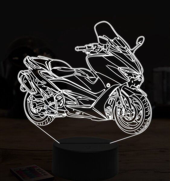 Beling 3D lampa,Yamaha T MAX 550, 7 farebná ZZ66
