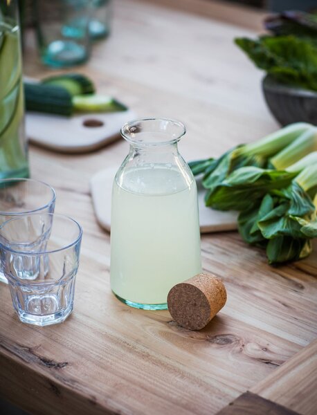 Sklenená fľaša s korkovou zátkou 800 ml