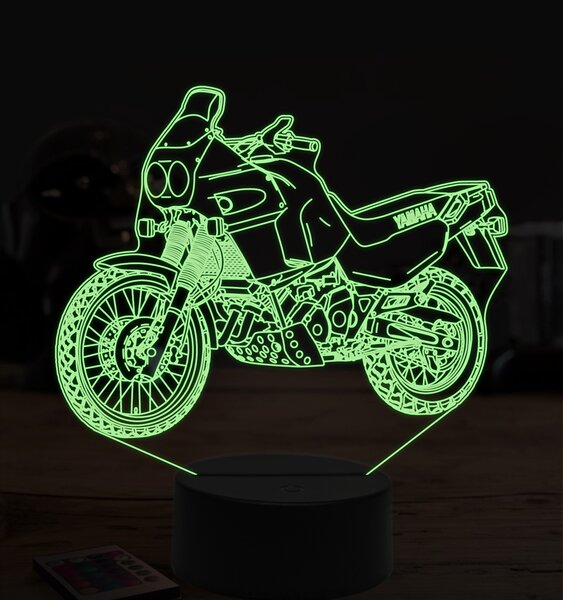 Beling 3D lampa,Yamaha XTZ 750 super terene, 7 farebná ZZ69