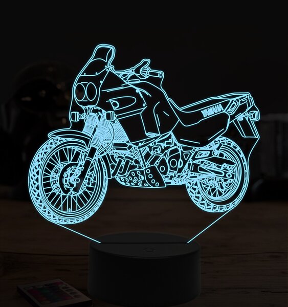 Beling 3D lampa,Yamaha XTZ 750 super terene, 7 farebná ZZ69