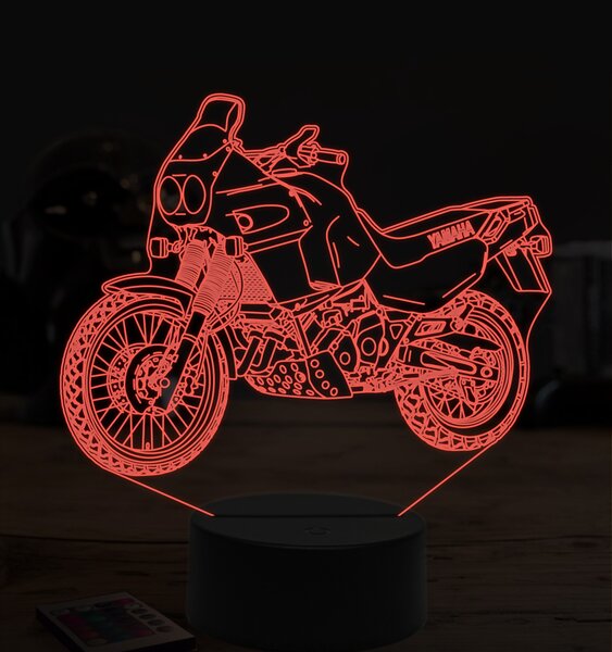Beling 3D lampa,Yamaha XTZ 750 super terene, 7 farebná ZZ69
