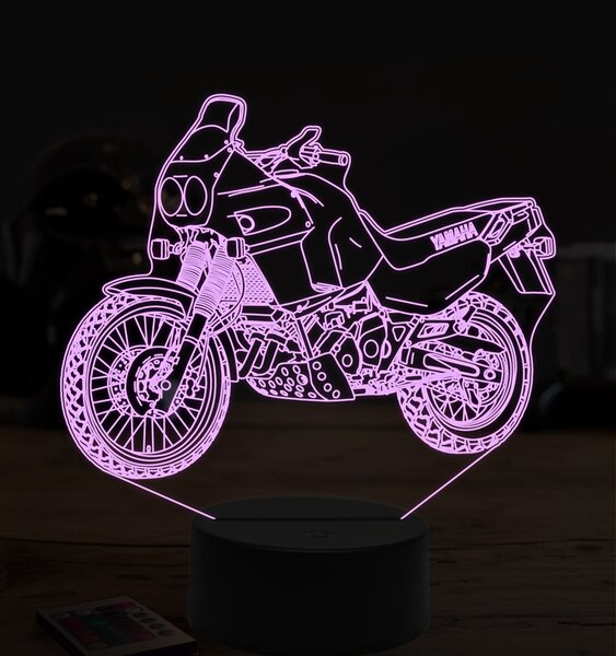 Beling 3D lampa,Yamaha XTZ 750 super terene, 7 farebná ZZ69