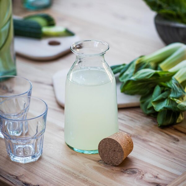 Sklenená fľaša s korkovou zátkou 800 ml