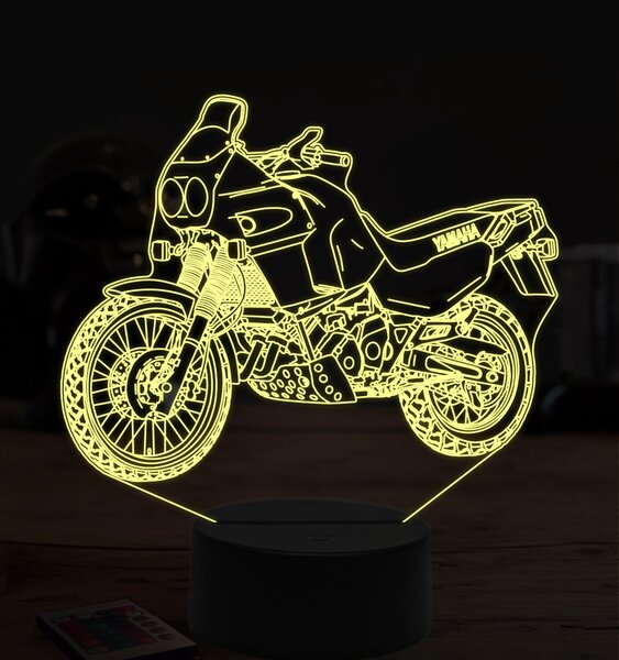 Beling 3D lampa,Yamaha XTZ 750 super terene, 7 farebná ZZ69