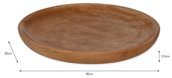 Tanier z mangového dreva Midford 30 cm