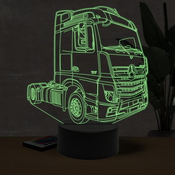 Beling 3D lampa, Mercedes 1842, 16 farebná O15