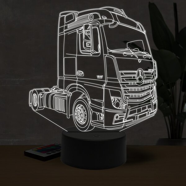 Beling 3D lampa, Mercedes 1842, 16 farebná O15