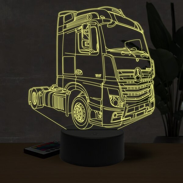 Beling 3D lampa, Mercedes 1842, 16 farebná O15