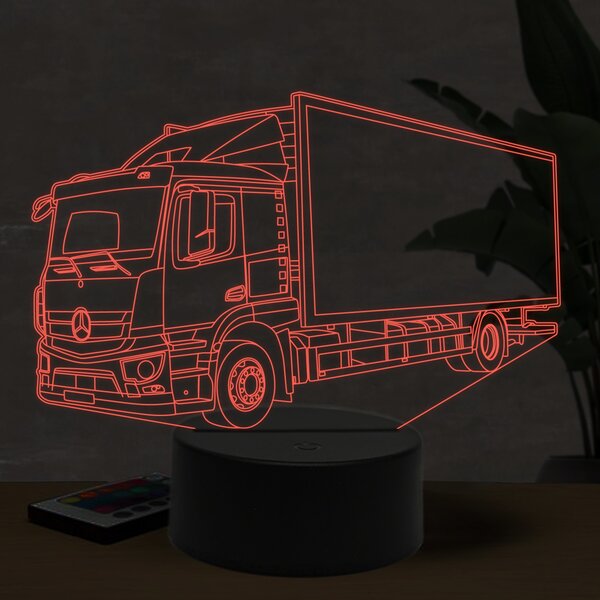 Beling 3D lampa, Mercedes Actros commercial, 16 farebná O17