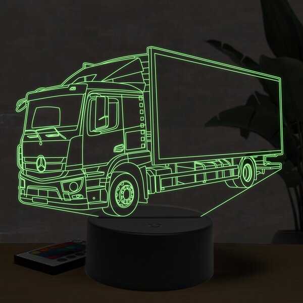 Beling 3D lampa, Mercedes Actros commercial, 16 farebná O17