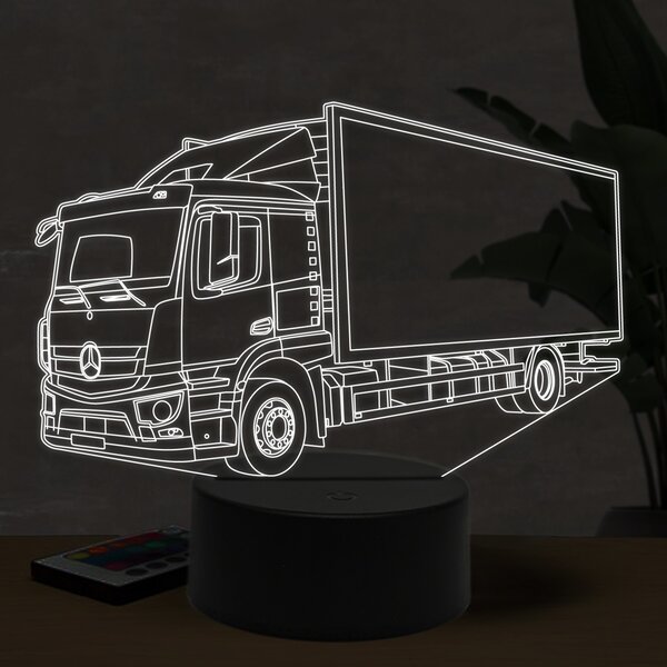 Beling 3D lampa, Mercedes Actros commercial, 16 farebná O17
