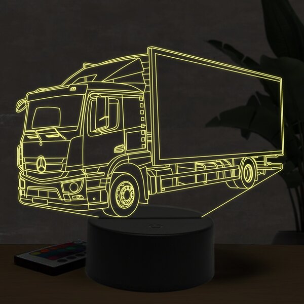 Beling 3D lampa, Mercedes Actros commercial, 16 farebná O17