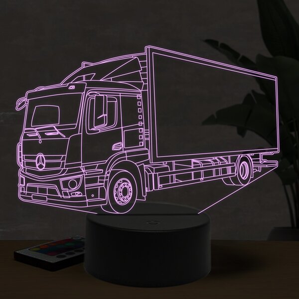 Beling 3D lampa, Mercedes Actros commercial, 16 farebná O17