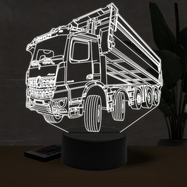 Beling 3D lampa, Mercedes Actros 5048 vyklápač, 16 farebná O21
