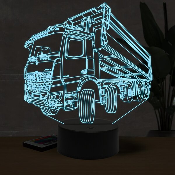 Beling 3D lampa, Mercedes Actros 5048 vyklápač, 16 farebná O21